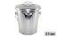 Picture of In The Ditch Galvanized Steel Trash Can with Lid